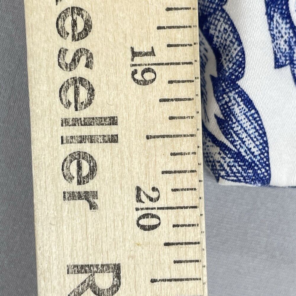 Bill Blass White Floral Print Capri Jeans Women's 8 Perfect Fit High Rise Mom - Picture 14 of 16